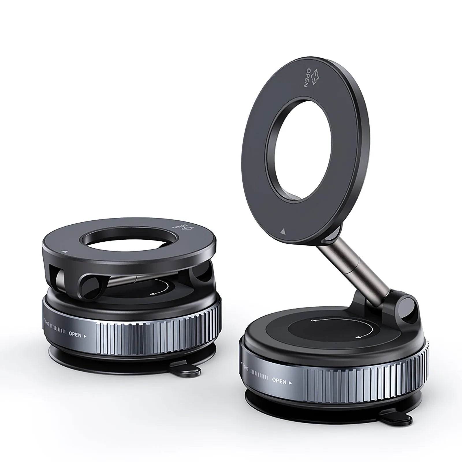 Uchwyt samochodowy i statyw na telefon 2w1 – obrót 360° silne magnesy