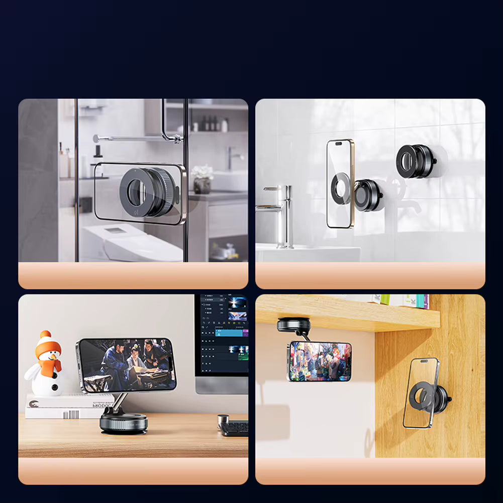 Uchwyt samochodowy i statyw na telefon 2w1 – obrót 360° silne magnesy
