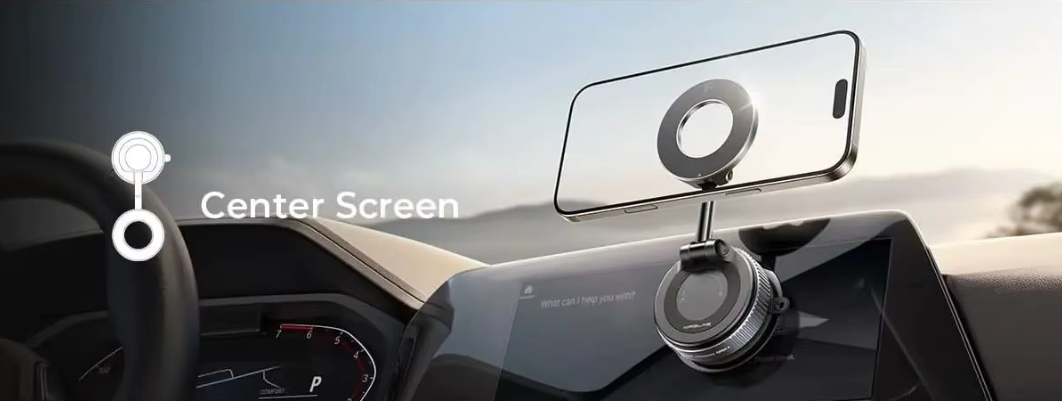 Uchwyt samochodowy i statyw na telefon 2w1 – obrót 360° silne magnesy